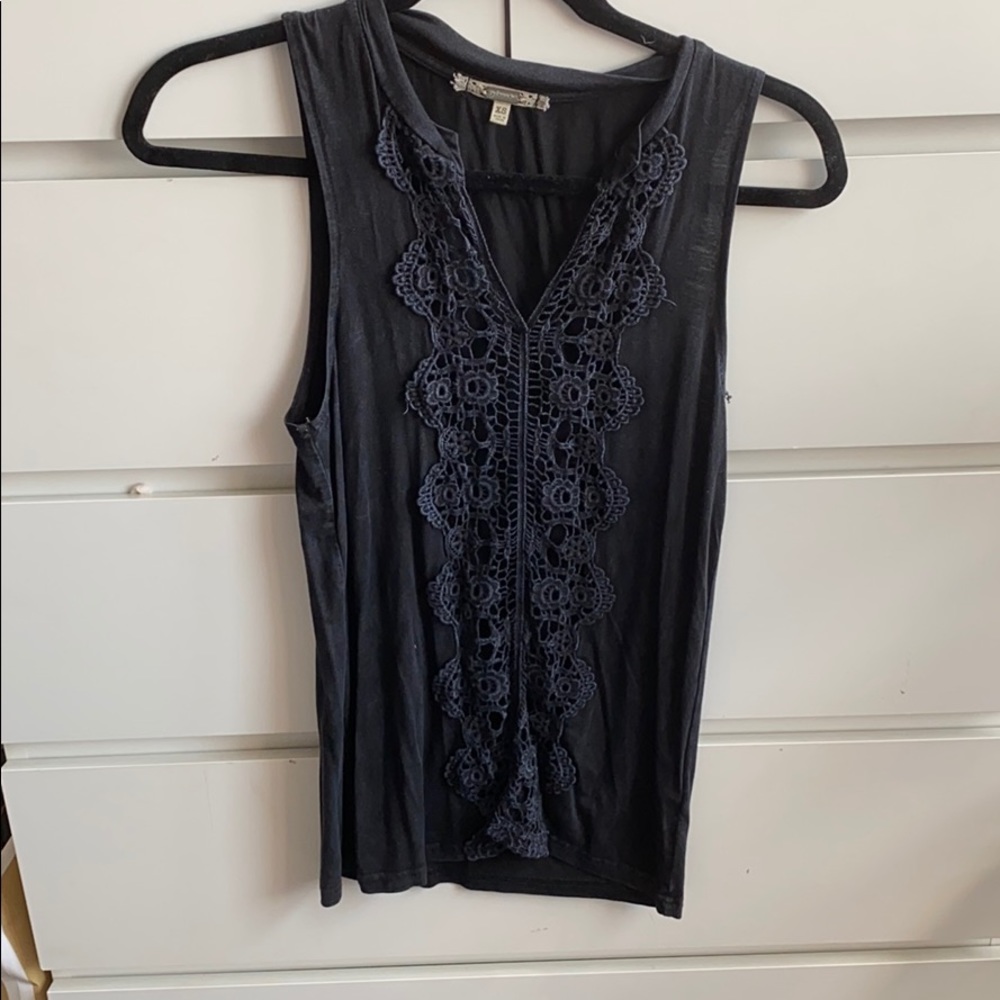 Xs gimmicks lace black tank top